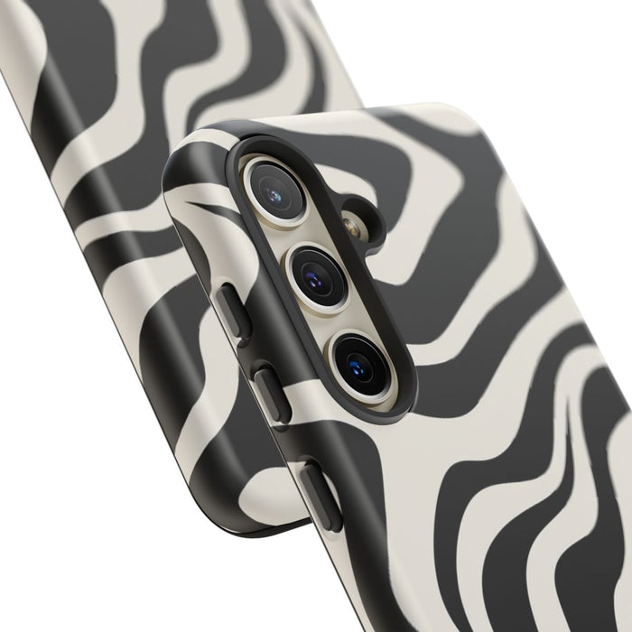 Zwart-Wit Abstract Zebra-Patroon