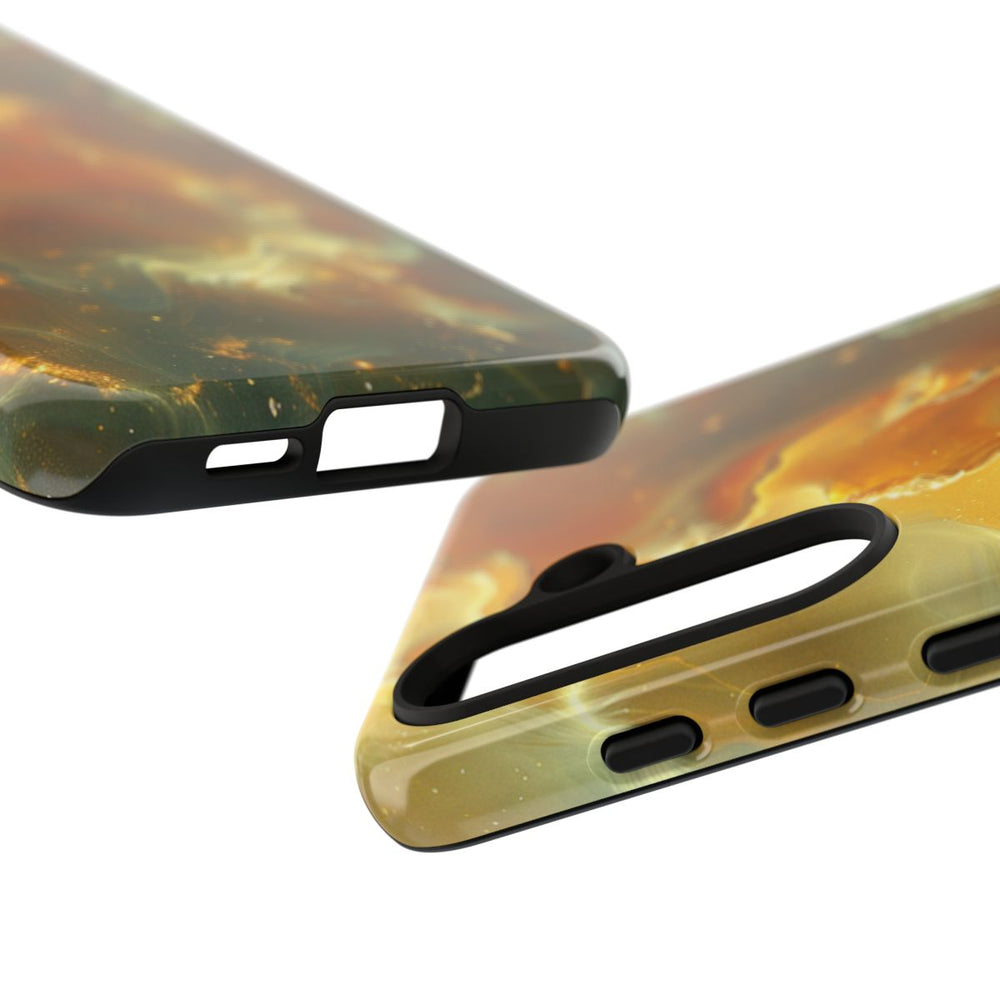 Gouden Nebula Abstract Design