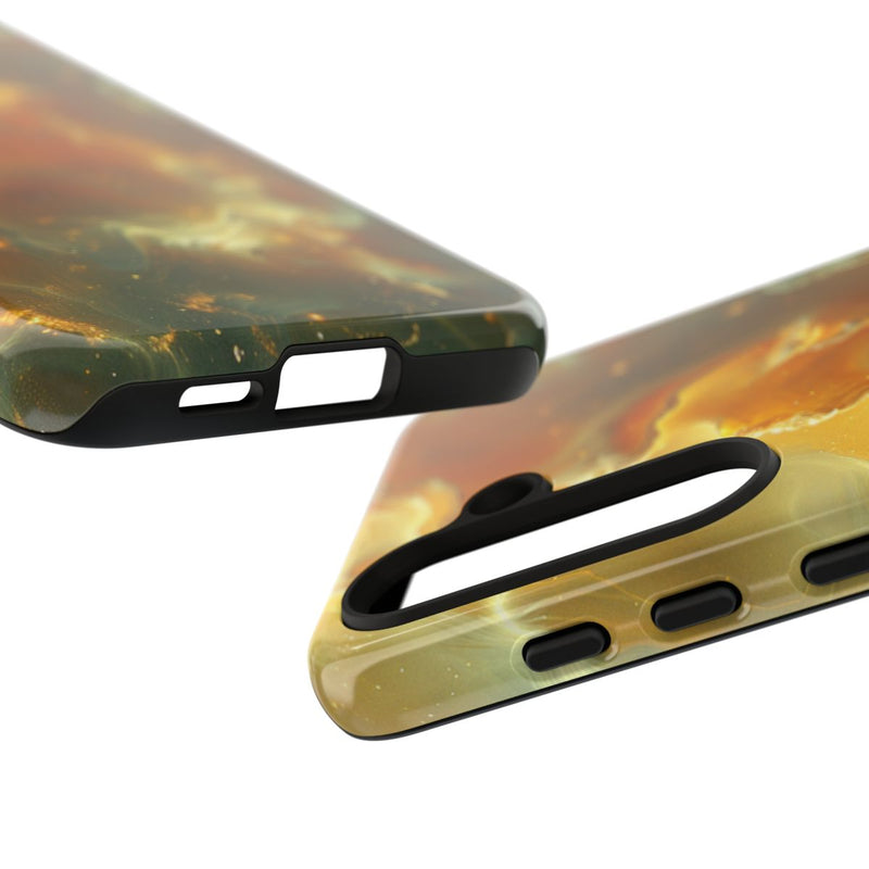 Gouden Nebula Abstract Design
