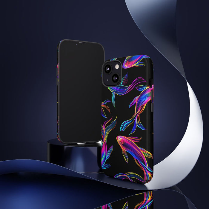 Neonkleurige Vissenpatroon