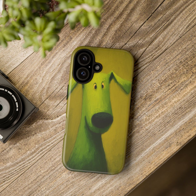 Groene Hond Mat Sterk Hoesje