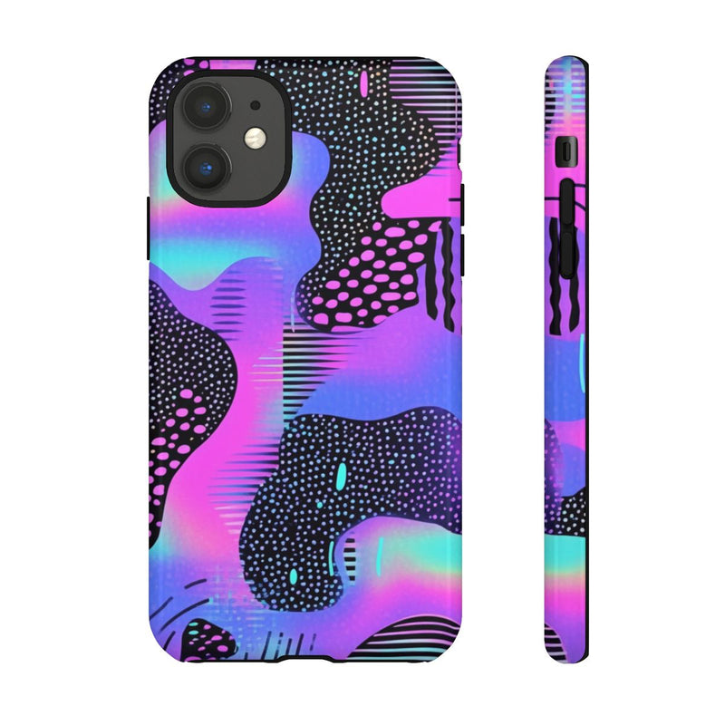 Abstract Neon Vaporwave Patroon