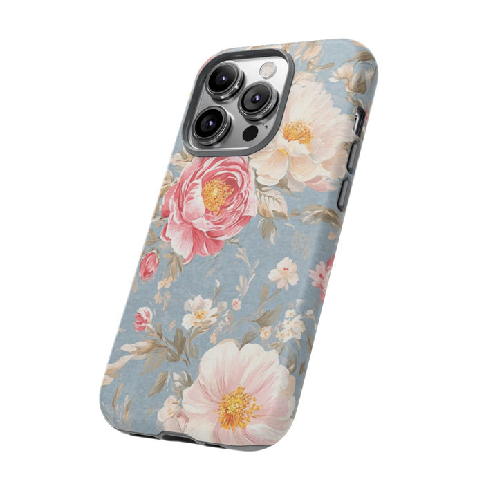 Romantisch Roze-Wit Bloemenpatroon