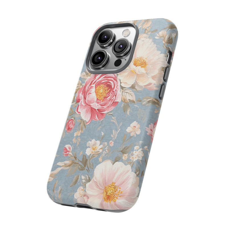 Romantisch Roze-Wit Bloemenpatroon