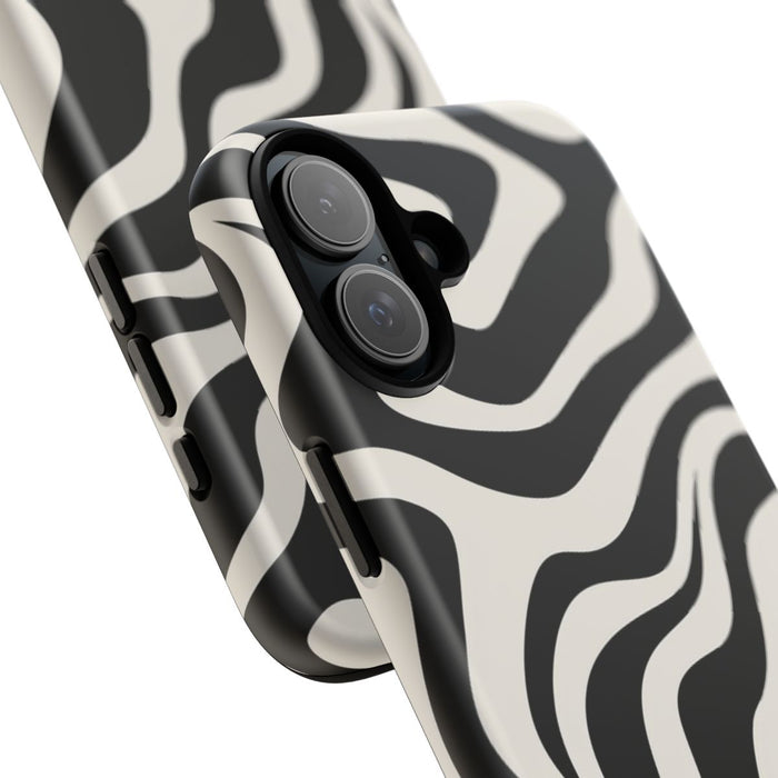 Zwart-Wit Abstract Zebra-Patroon