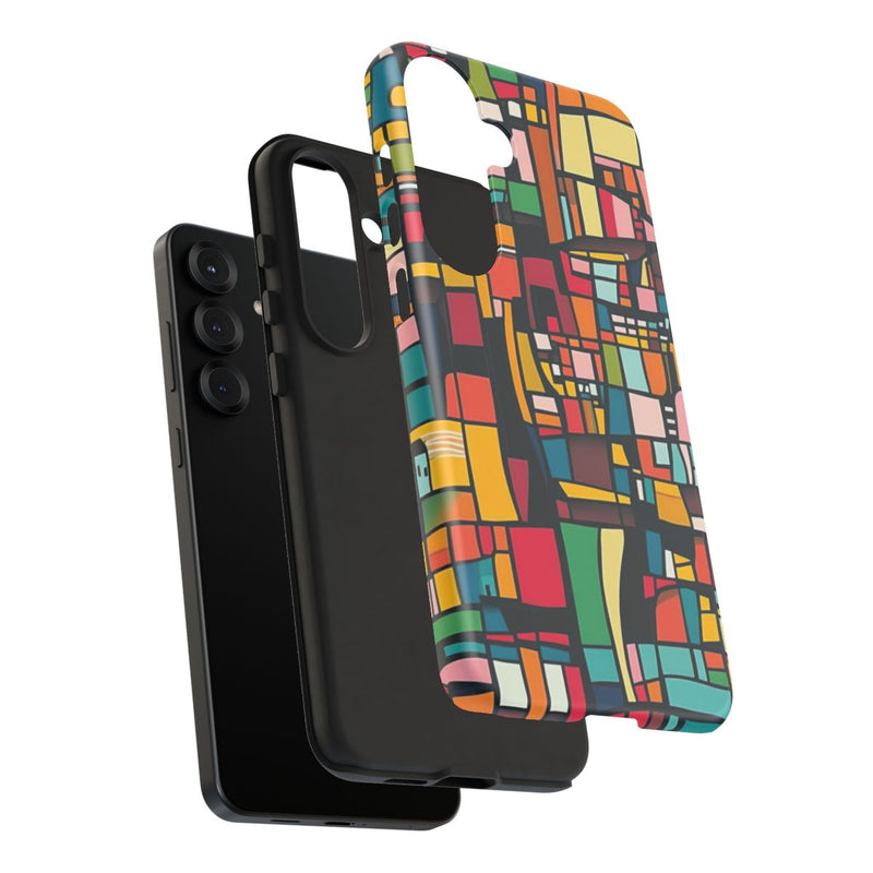 Abstract Veelkleurig Geometrisch Patroon