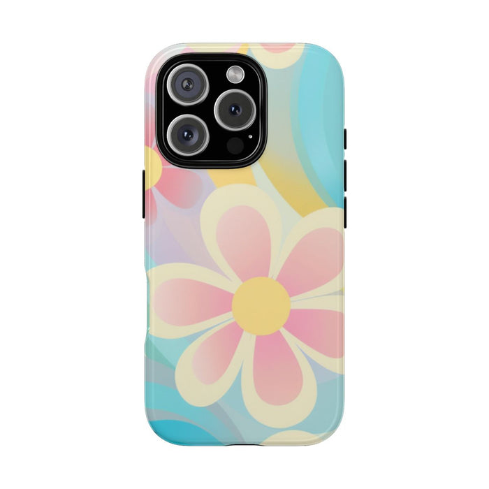 Pastel Groovy Bloemenpatroon
