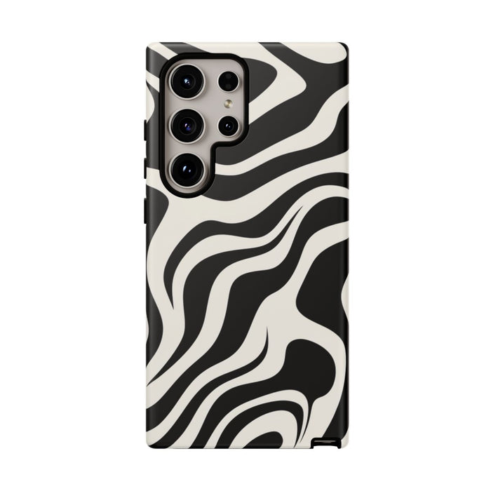 Zwart-Wit Abstract Zebra-Patroon