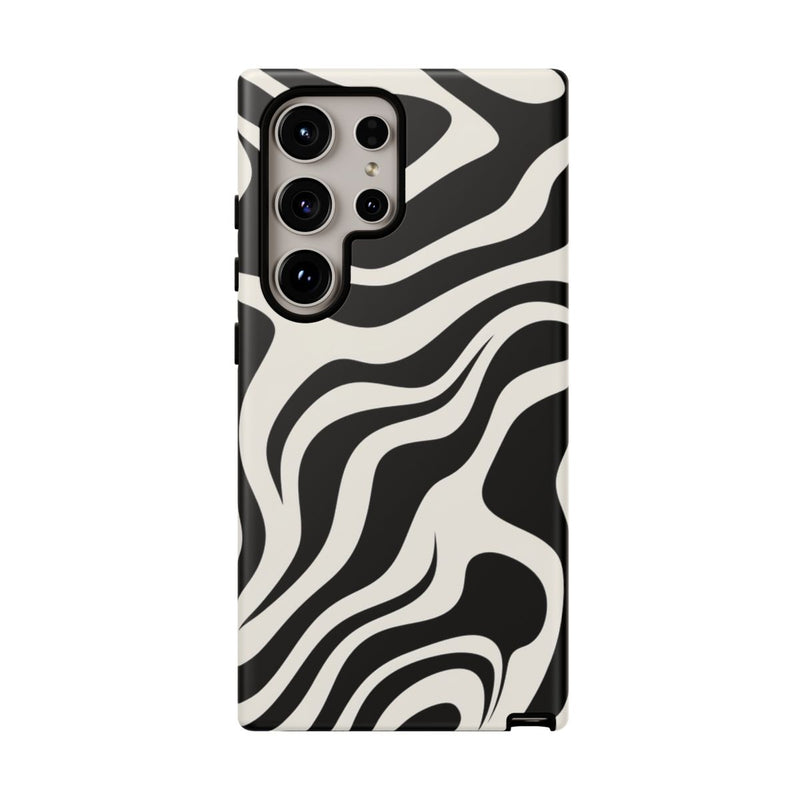 Zwart-Wit Abstract Zebra-Patroon
