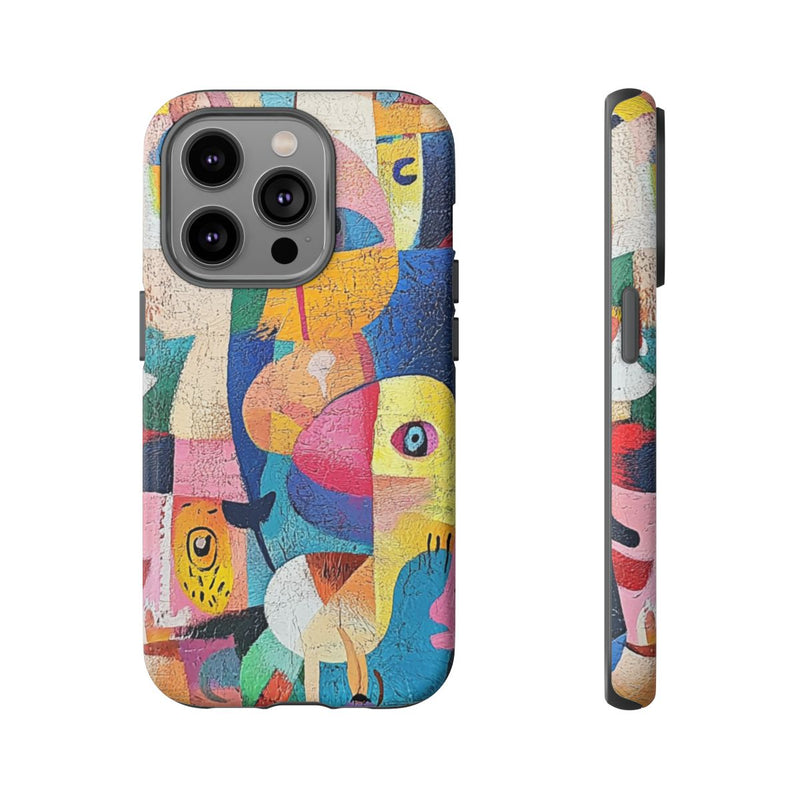 Abstracte Kleurrijke Gezichten en Vormen