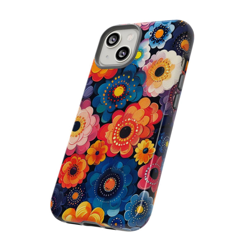 Levendig Abstract Bloemenpatroon