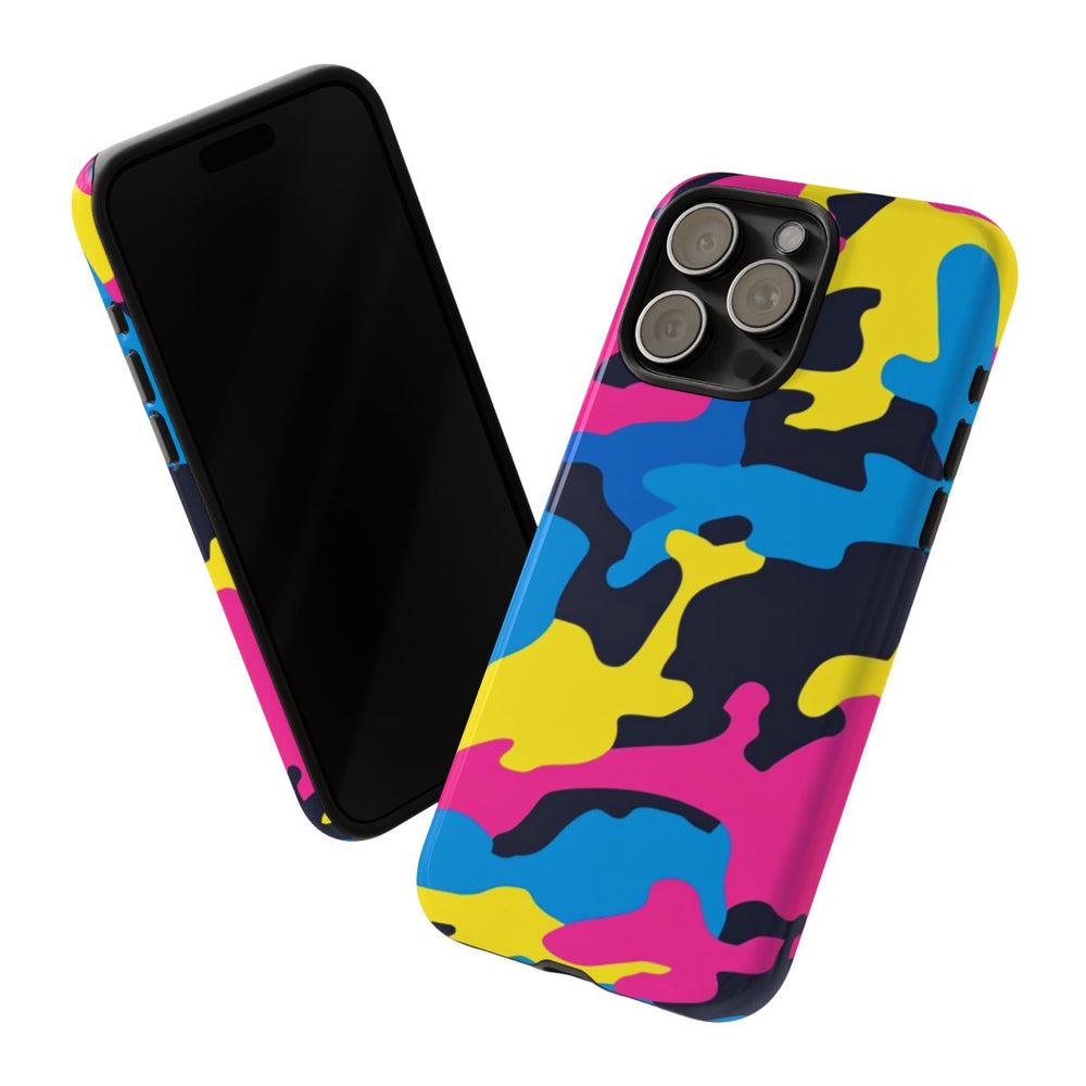 Neon Kleurrijk Camouflagepatroon