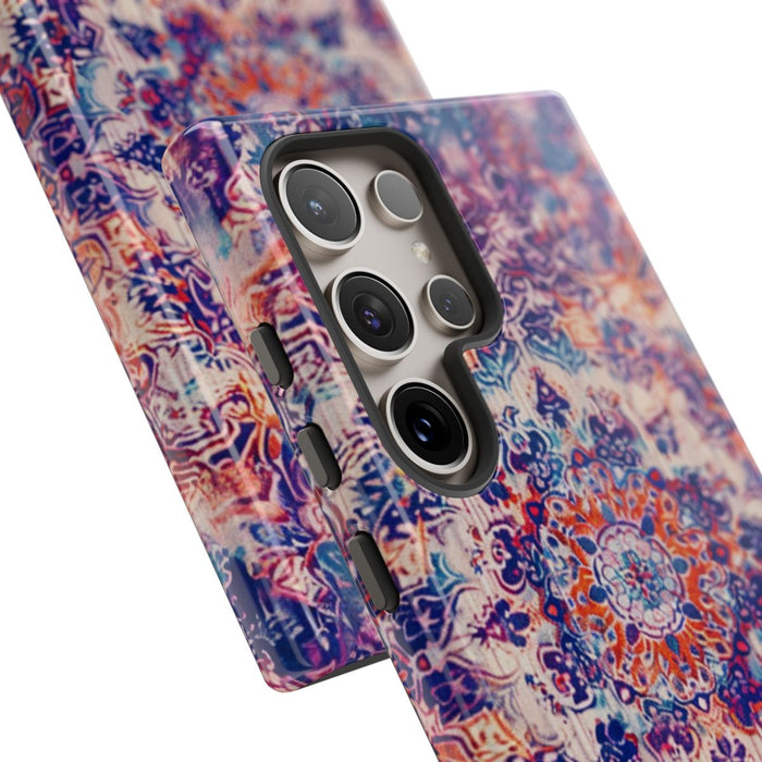 Gedetailleerd Psychedelisch Oosters Tapijtpatroon