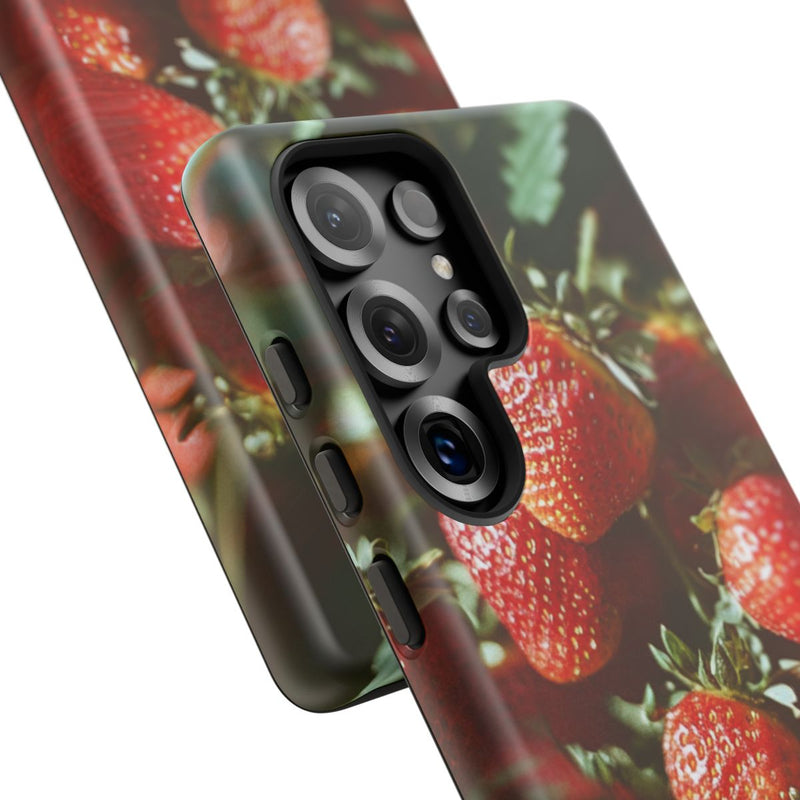 Verse Rode Aardbeien in Cluster