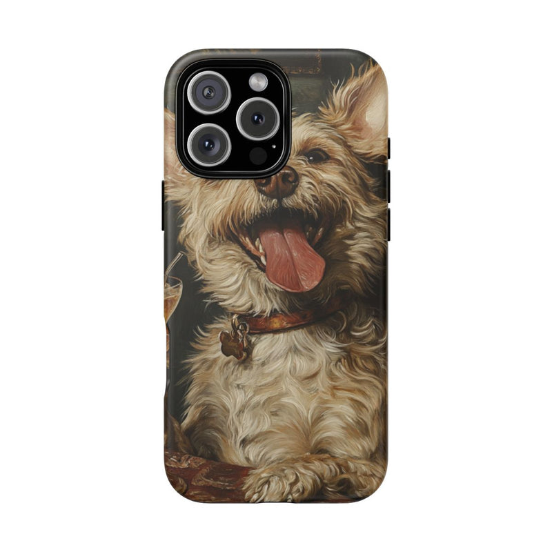 Vrolijke Terrier met Cocktail