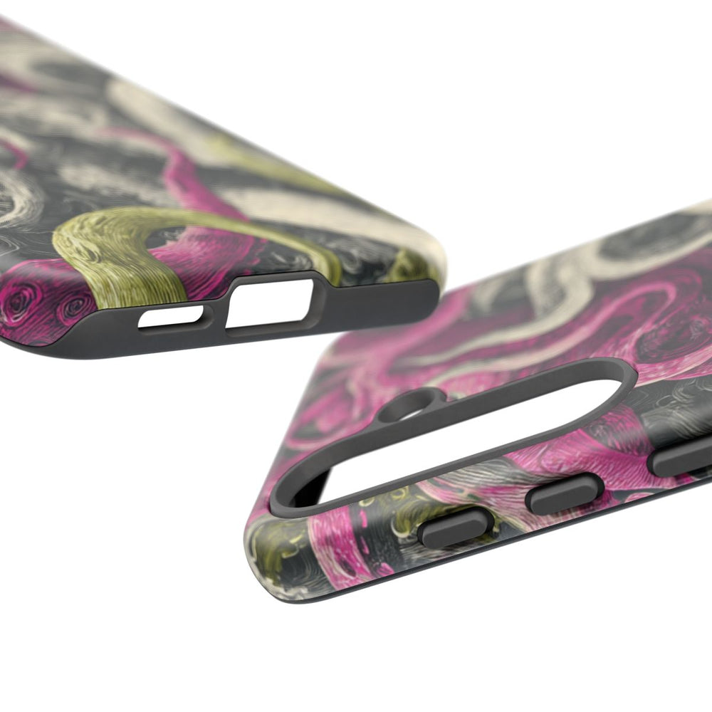 Gedetailleerd Tentakelpatroon met Wervelende Swirls