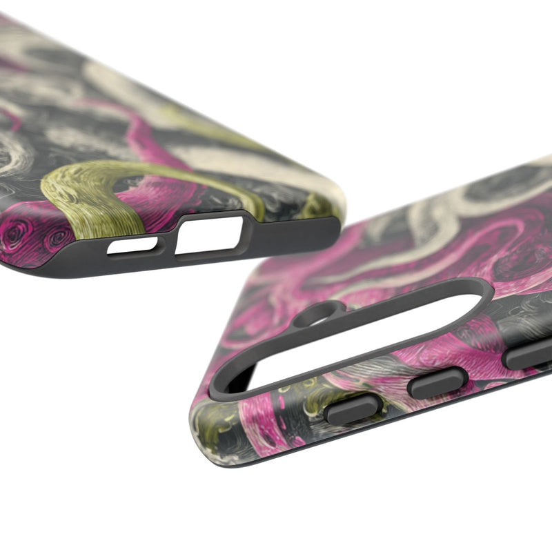 Gedetailleerd Tentakelpatroon met Wervelende Swirls