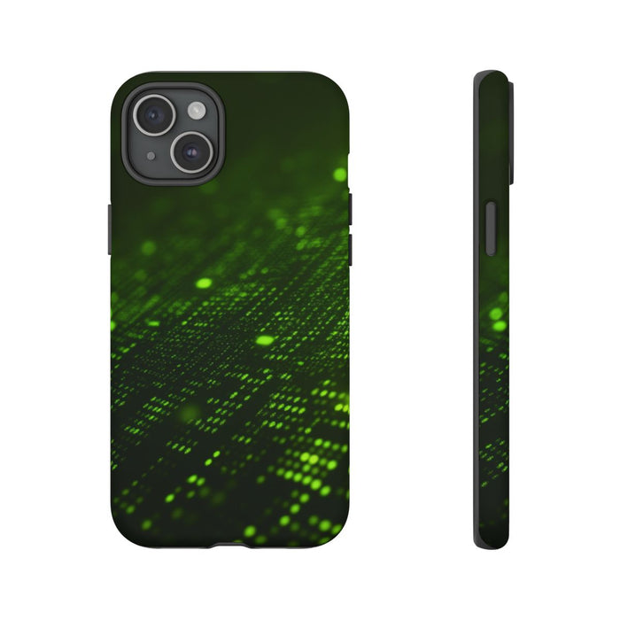 Abstract Digitaal Groen Rasterpatroon