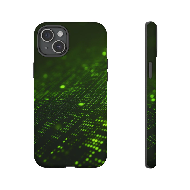 Abstract Digitaal Groen Rasterpatroon