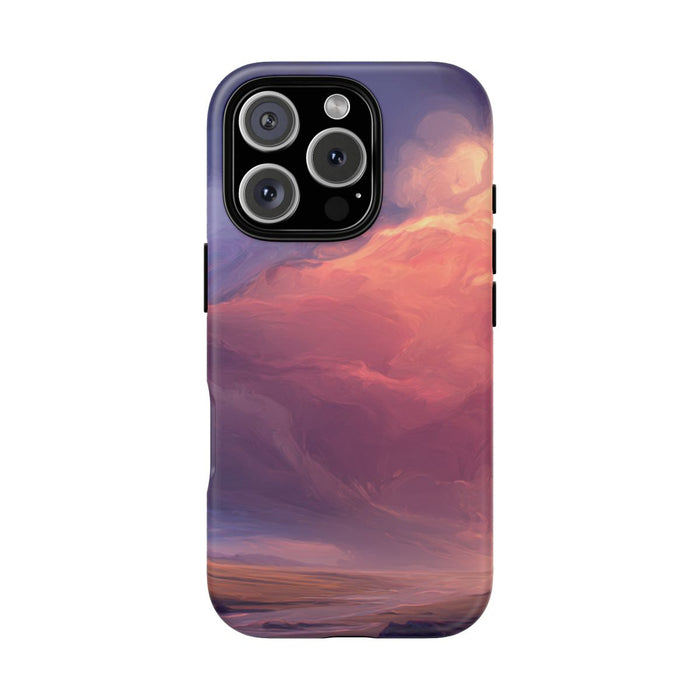 Sprookjesachtige Zonsondergang met Dramatische Wolken