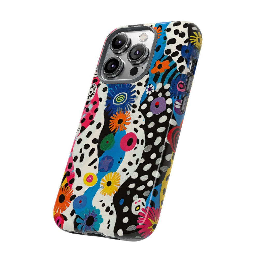 Kleurrijk Abstract Bloemen-Zebra Patroon