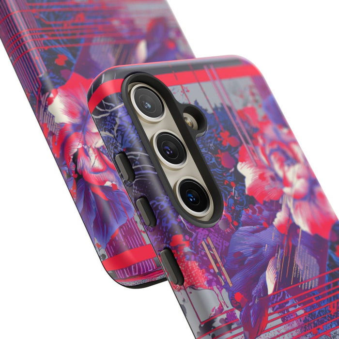 Abstracte Bloemmotieven met Neonaccenten
