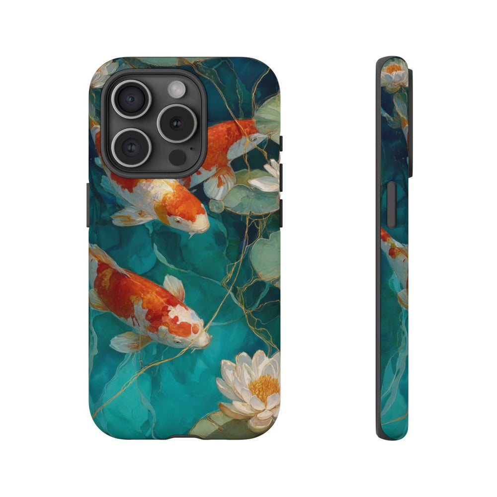 Kleurrijke Koi en Waterlelies