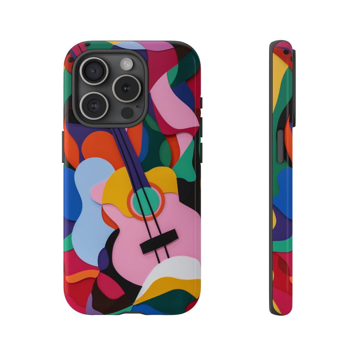 Kleurrijke Abstracte Gitaar