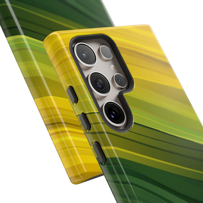 Groen-Geel Golvenpatroon