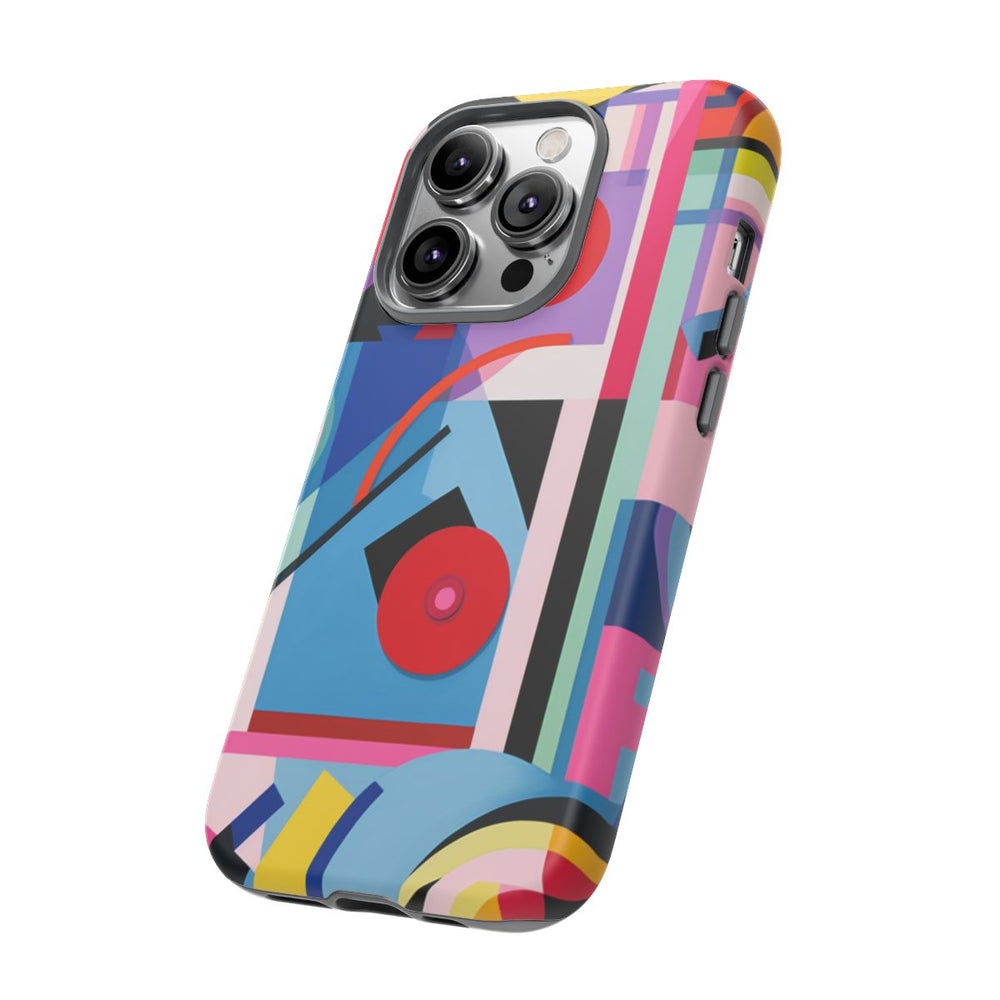 Abstracte Geometrische Vormen in Felle Kleuren