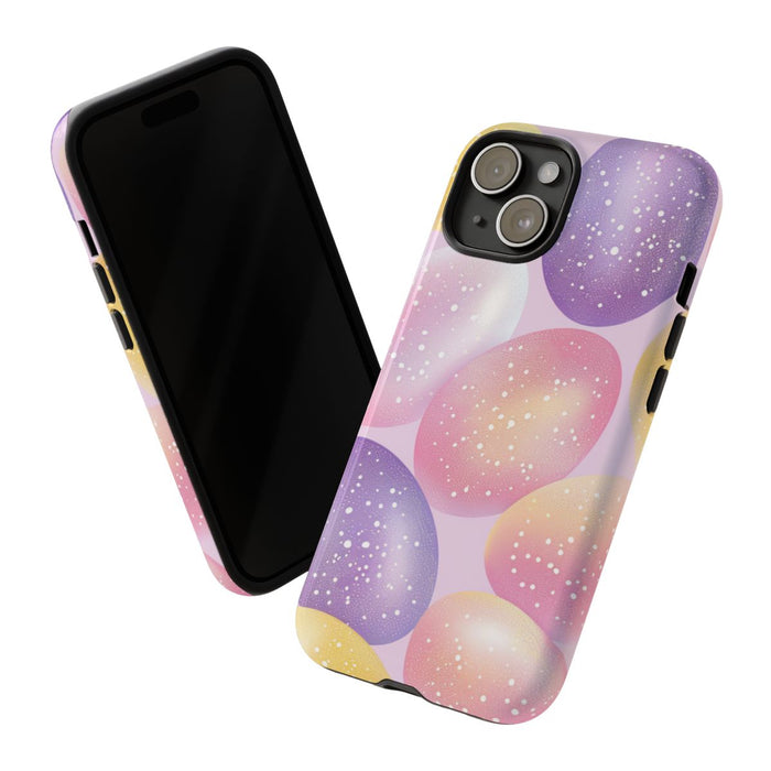 Pastelkleurige Glitter Paaseieren Patroon