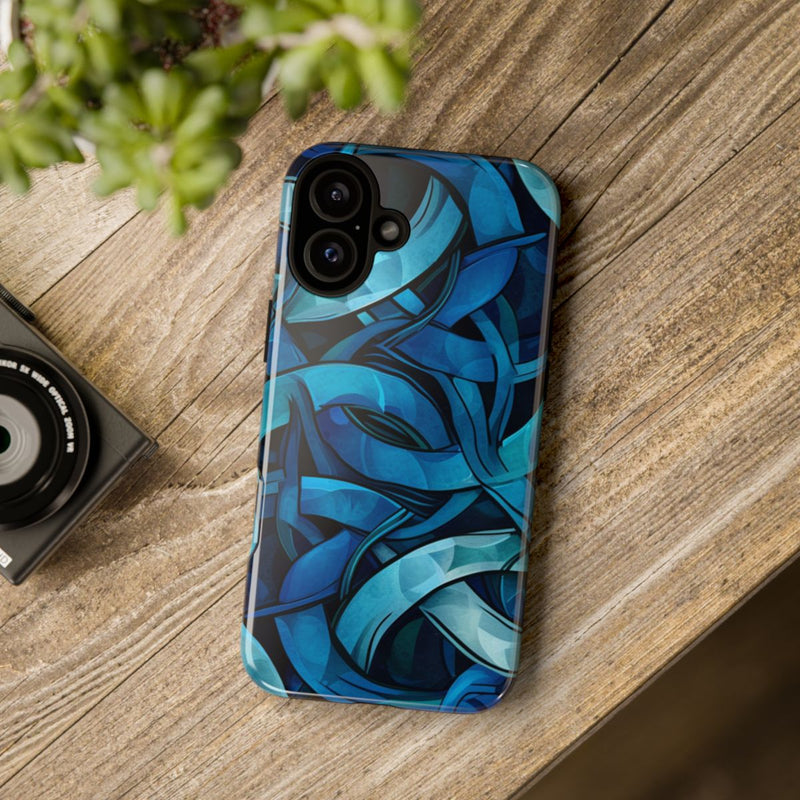Blauw Keltisch Knoopmotief