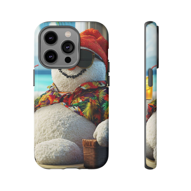 Sneeuwpop met Hawaiishirt en Zonnebril