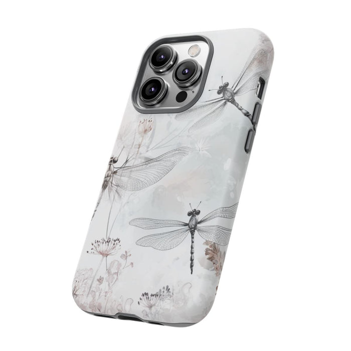 Fijne Libellen en Bloemen in Aquarel