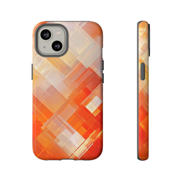 Abstract Geometrisch Oranje Patroon