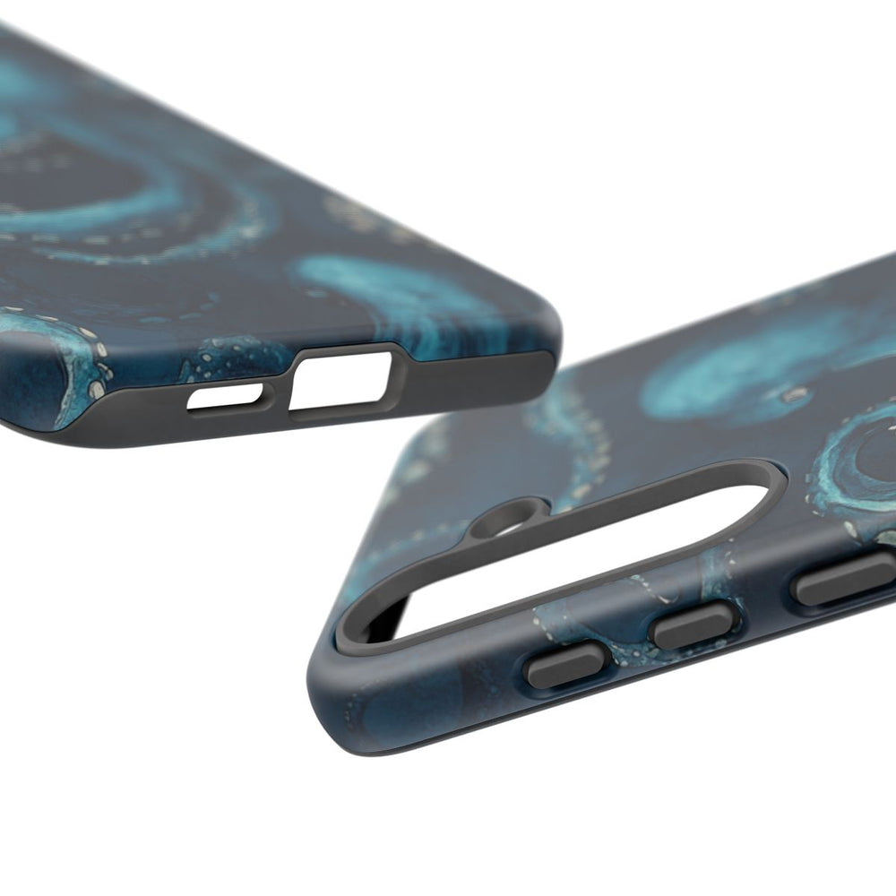 Blauw Octopus Tentakelpatroon