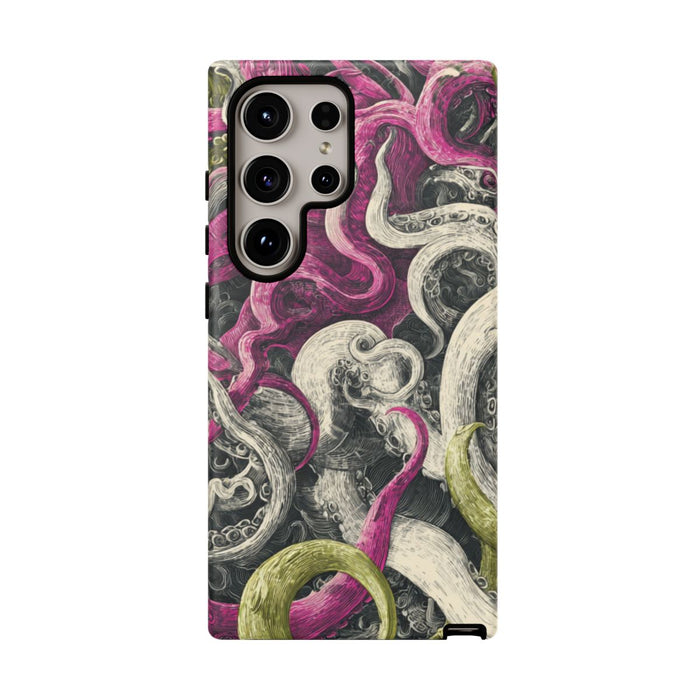 Gedetailleerd Tentakelpatroon met Wervelende Swirls