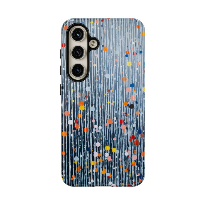 Kleurrijk Abstract Patroon met Dots en Lijnen