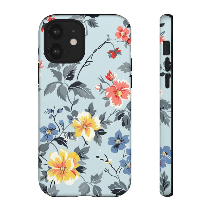 Vintage Bloemenpatroon in Pasteltinten