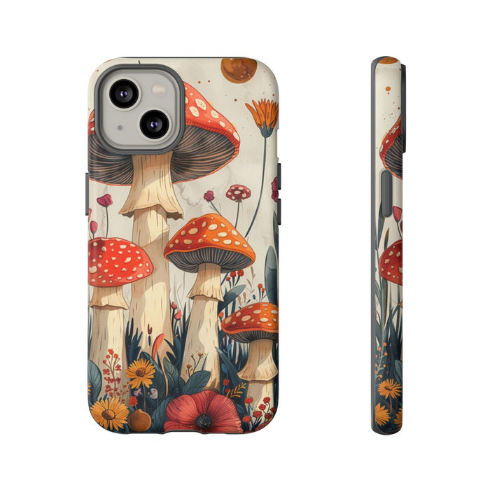 Vrolijke Paddenstoelen en Bloemen