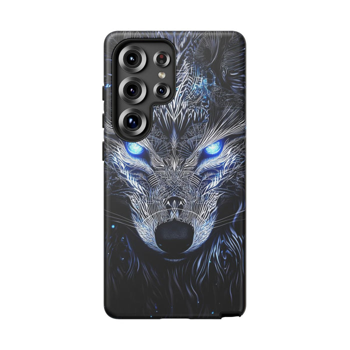 Majestueuze Wolf met Gloeiende Ogen