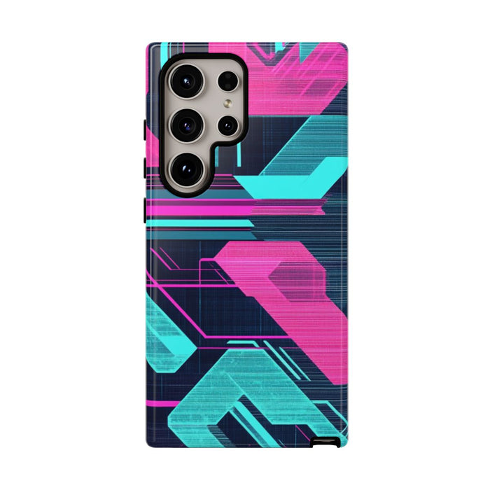 Neon Geometrisch Cyberpunkpatroon