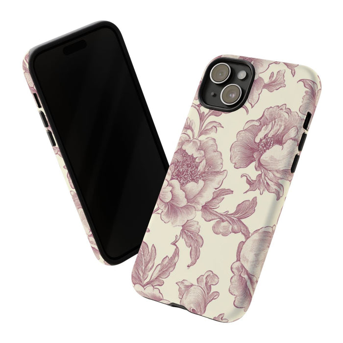 Elegante Victoriaanse Bloemenprint