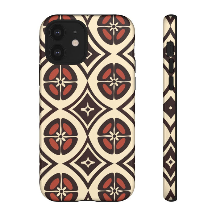 Geometrisch Bruin-Beige Patroon