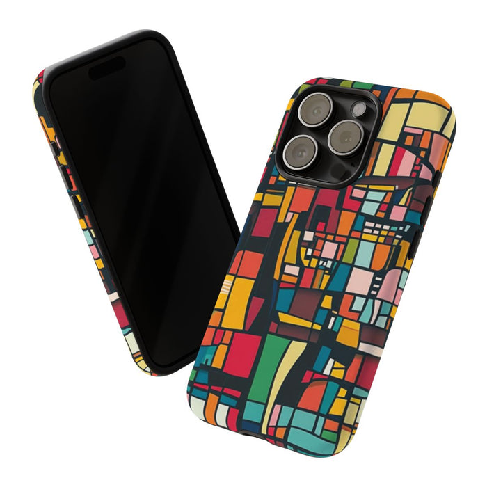 Abstract Veelgekleurd Geometrisch Patroon