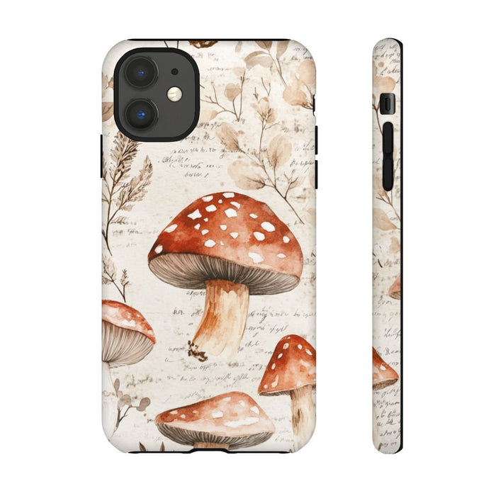 Aquarel Rode Paddenstoelen en Botanische Illustraties