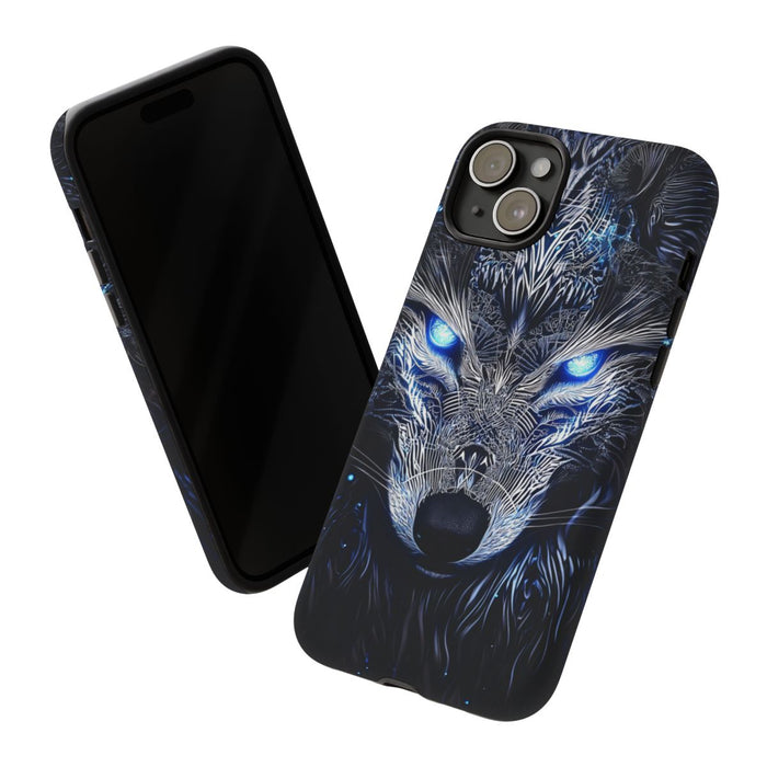 Majestueuze Wolf met Gloeiende Ogen