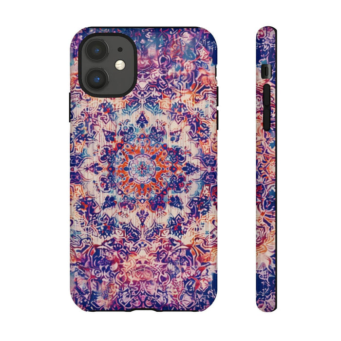 Gedetailleerd Psychedelisch Oosters Tapijtpatroon