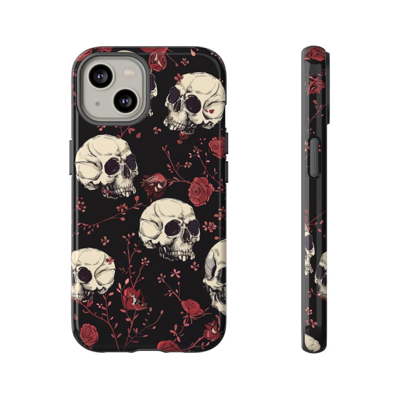 Schedels en Rode Rozenpatroon