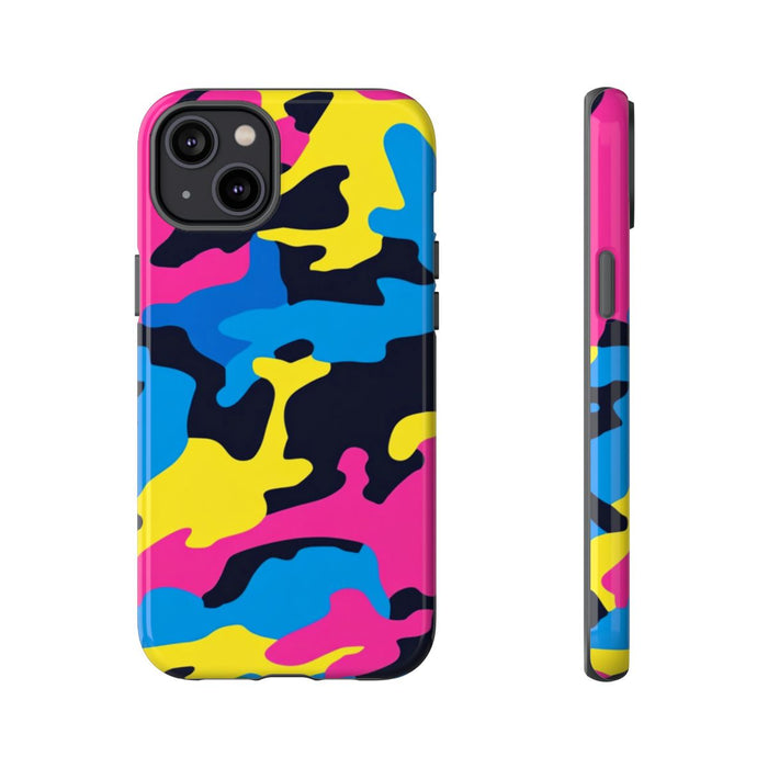 Neon Kleurrijk Camouflagepatroon
